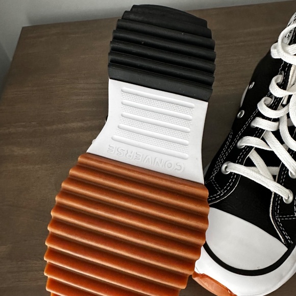 New Converse All Star Black Run Hike Platform sneakers 7.5 - Picture 4 of 7